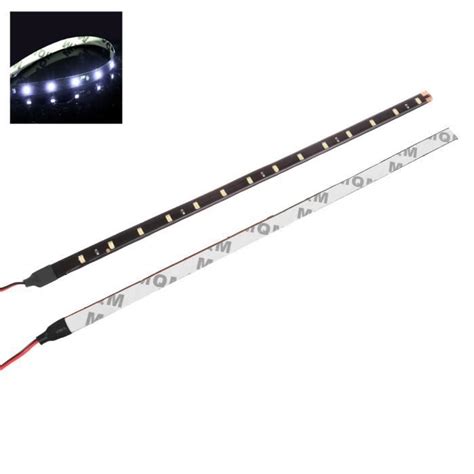 CLIGNOTANTS WHITE Bande Lumineuse LED DRL Pour Voiture 12V 15smd