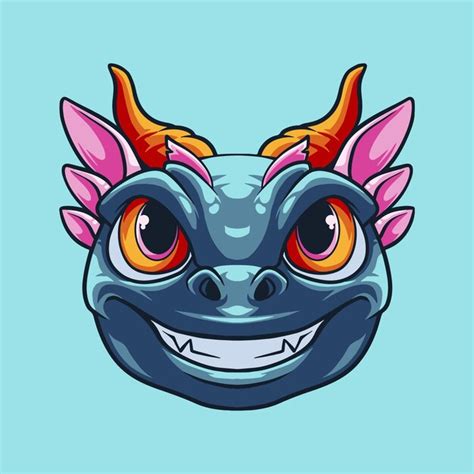 Premium Vector Dragon Head Mascot Great Illustration For Your Branding Business