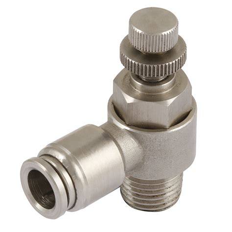 18 Bspp Male X 8mm Od Speed Control Valve Hydair