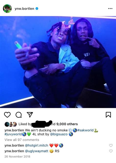 YNW Bortlen post on Instagram 1 month to the day of the murders : r/YNWMelly