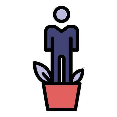 Human Growth Icon Color Outline Vector 15155106 Vector Art At Vecteezy