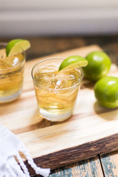 Bourbon Lime Cocktail