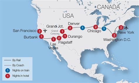 East Coast Amtrak Rail Map