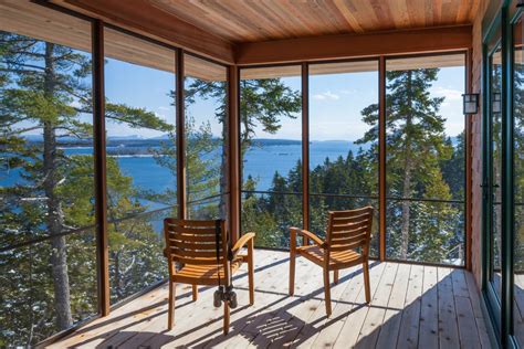 Granite Hill Retreat Rustic Porch Portland Maine By Kaplan Thompson Architects Houzz