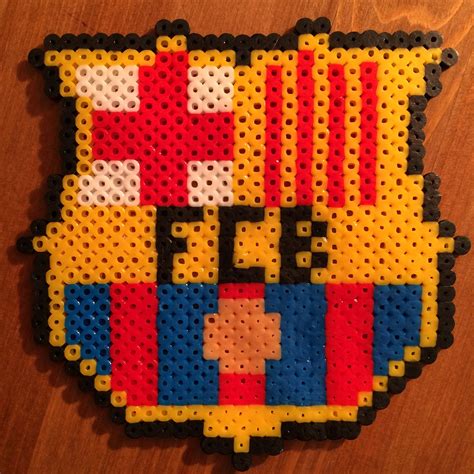 Fc Barcelona Perler Bead Design