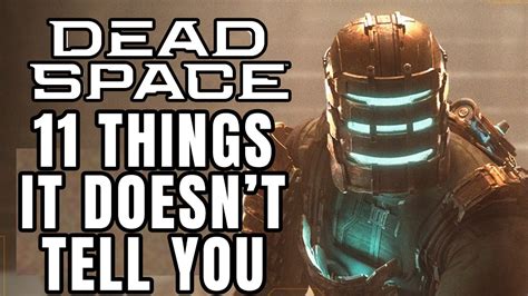 Beginners Tips And Tricks Dead Space Remake Doesn T Tell You Youtube