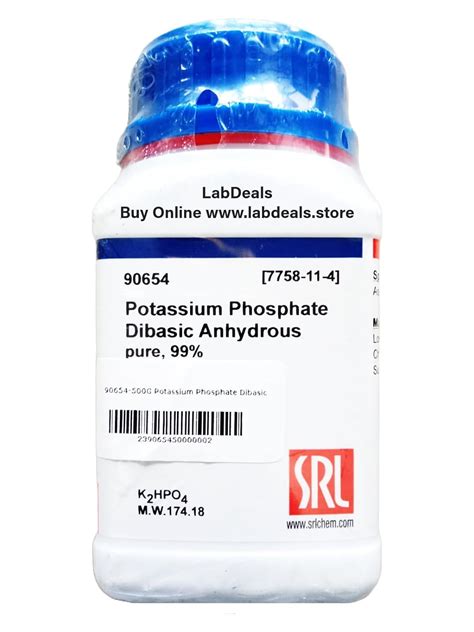 Srl Potassium Phosphate Dibasic Anhydrous Pure Gm Cas No