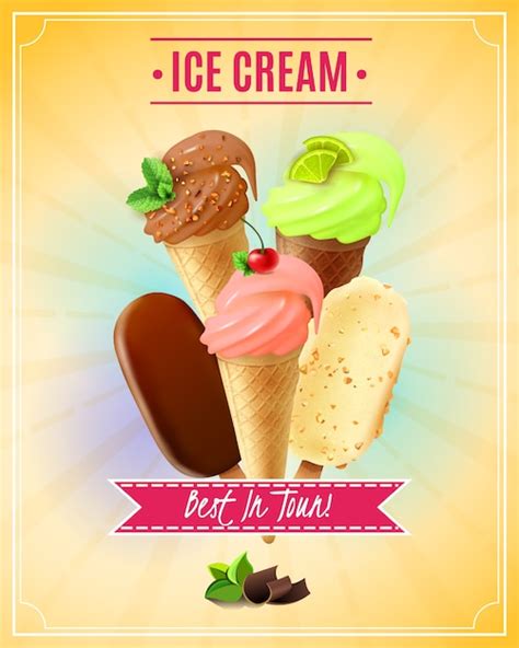 Ilustraci N De Vector De Helado Vector Gratis