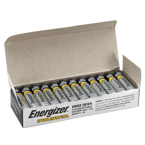 Energizer Industrial EN92 1 5V Alkaline AAA Battery Pack 24 Winc