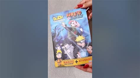 Álbum De Figurinhas Naruto Porta Figurinhas Chiclete Buzzy Naruto Chiclete Album