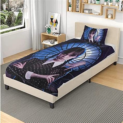 Housse De Couette Mercredi Addams 90x190 Cm HoussesCouette