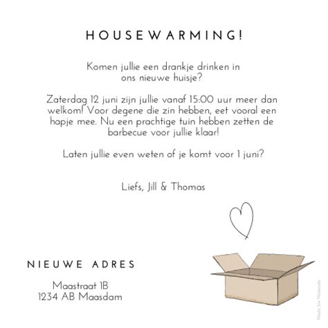 Originele House Warming Uitnodiging Met Kat