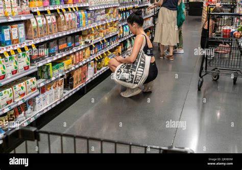 Shopping In A Whole Foods Market Supermarket In New York On Tuesday