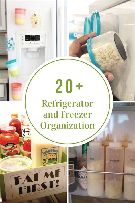 Refrigerator and Freezer Organization Ideas - The Idea Room