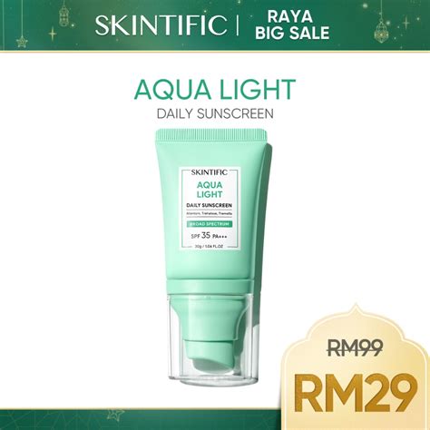 [new Launch] Skintific Aqua Light Daily Sunscreen Spf 35 Pa 1pcs Pgmall