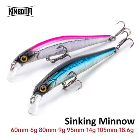 K Nigreich Ruck K Der K Der Mm Sinking Minnow Angeln Lockt Mm K