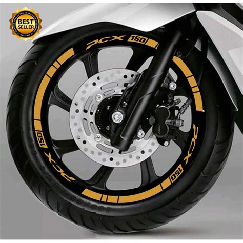 Sticker Cutting Trim Rims Pcx Wheel Honda Pcx Shopee Philippines