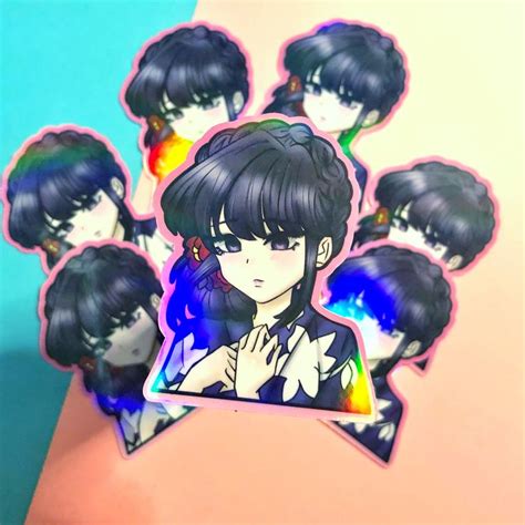 Komi San Yukata Kimono Sticker Komi Cant Communicate Anime Shy