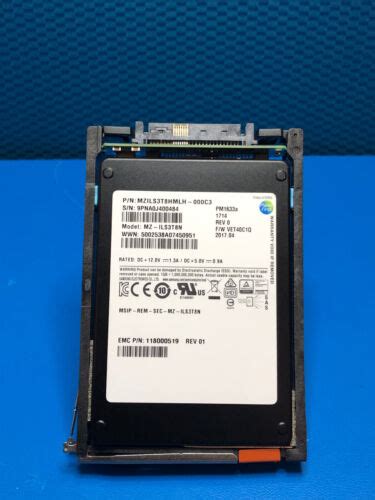 Samsung Pm A Emc Tb Sas Gb S Ssd Mz Ils T N Free Ship Ebay