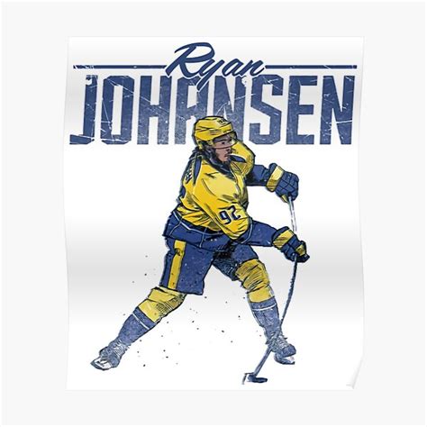 Ryan Johansen Retro Poster For Sale By Wardwilliam90 Redbubble