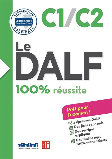 Le Dalf C1 C2 100 Réussite édition 2016 2017 Ebook French Edition