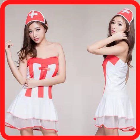 Jual Baju Lingerie Cosplay Kostum Seragam Suster Perawat Nurse Cn