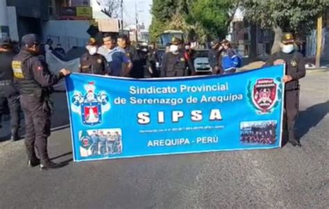 Arequipa Agentes De Seguridad Ciudadana Dejan De Patrullar Las Calles