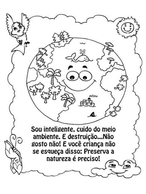 Desenhos De Meio Ambiente Para Colorir E Imprimir Otopiabogor