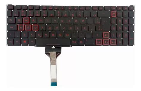 Teclado Para Notebook Acer Nitro 5 An515 45 Retroiluminado