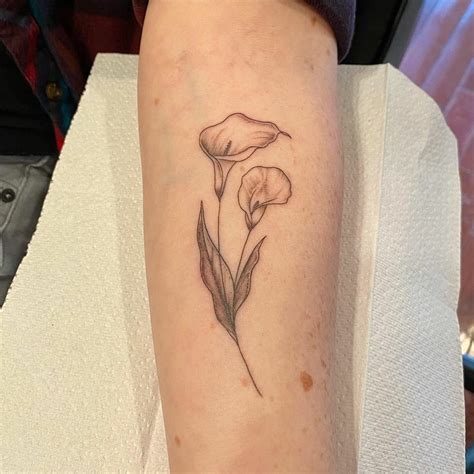 Update More Than 64 Calla Lily Flower Tattoo Best In Coedo Vn