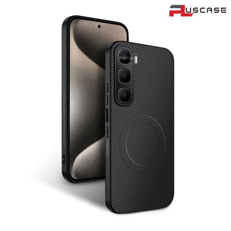 PlusCase For Infinix HOT G I G HOT Pro Plus I Case Carbon Fiber PU Back