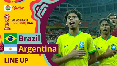 Susunan Pemain Brazil Vs Argentina FIFA U 17 World Cup Indonesia