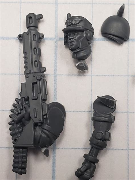 Warhammer 40k Astra Militarum Bits Cadian Upgrade Sgt W Bionics