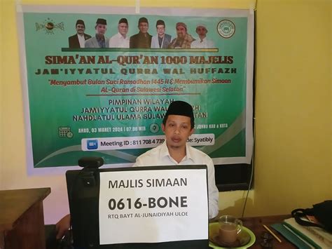 Sambut Ramadan Pw Jqh Nu Sulsel Gelar Majelis Simaan Al Quran