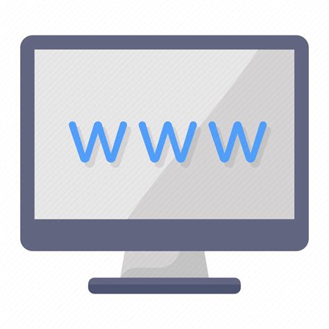 World Wide Web World Wide Web Address Link Web Domain Icon