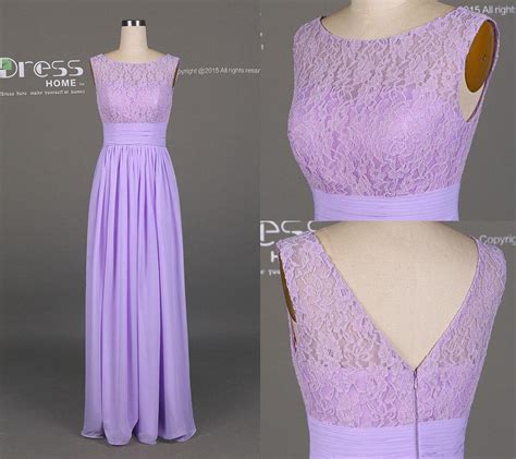 Lavender Purple Lace Long Prom Dress/Lavender Lace Flowy Prom Dress ...