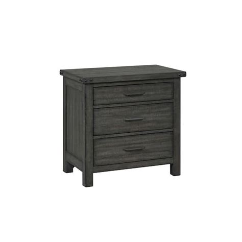 New Classic Home Furnishings New Classic Furniture Gray 3 Drawer