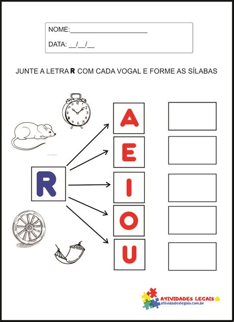 Atividades Letra R