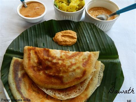 Paper Masala Dosa Geeths Dawath