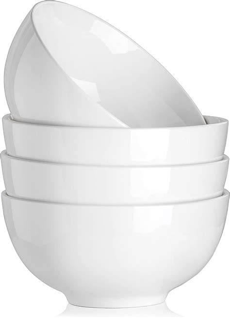 Amazon MALACASA Series Regular 1250ml White Porcelain Bowl