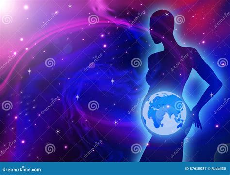 The Mother Earth Stock Illustration Illustration Of Creation 87680087