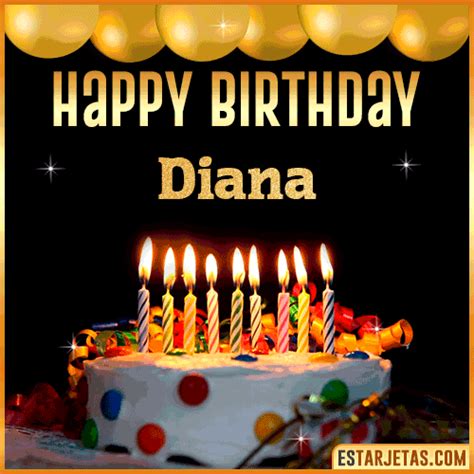 Feliz Cumpleaños Diana Imágenes  Tarjetas Y Mensajes