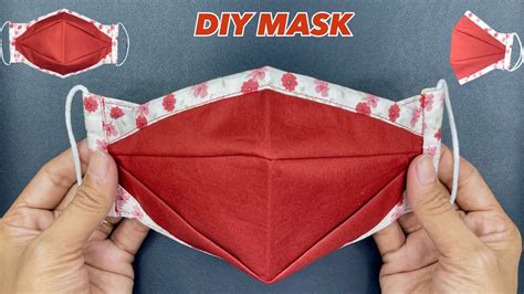 Minutes New Breathable Fabric Face Mask No Pattern How To Make A