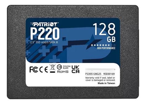 Disco Duro Solido Ssd 128gb Patriot P210 Sata 3 6gb S MercadoLibre