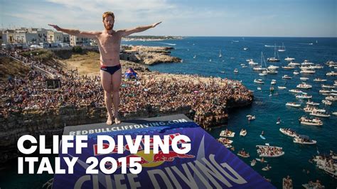 High Dives From Italian Cliffs Red Bull Cliff Diving World Series