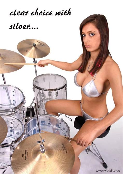 Clear Choice With Sliver With Images Female Drummer Girl Drummer