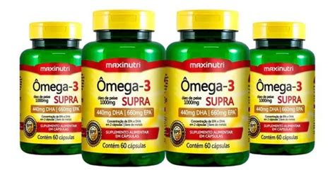 Suplemento En C Psulas Maxinutri Kit Omega Supra Aceite De Pescado