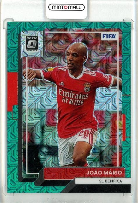 Mint Panini Donruss Joao Mario Teal Mojo