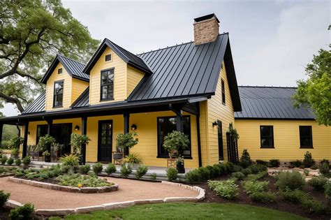 What Color Roof For A Yellow House Top Trends And Expert Advice