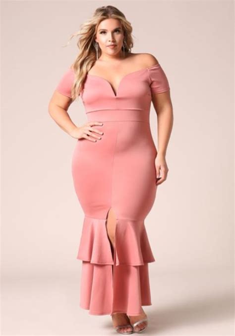 Plus Size Pink Maxi Dress 2021 Latest Trends